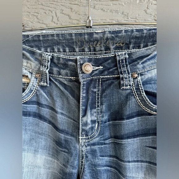 Women's Size 10 ND Weekend Jeans Boot Cut Button Flap Pockets - Picture 6 of 8